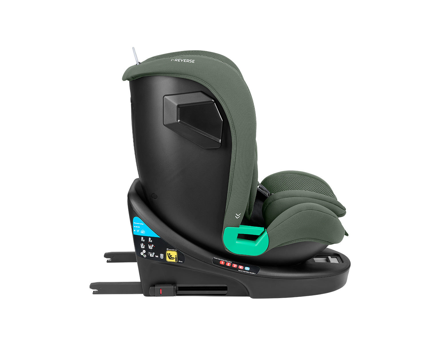 Стол за кола 40-150 см i-Reverse i-SIZE Army Green - снимка 6