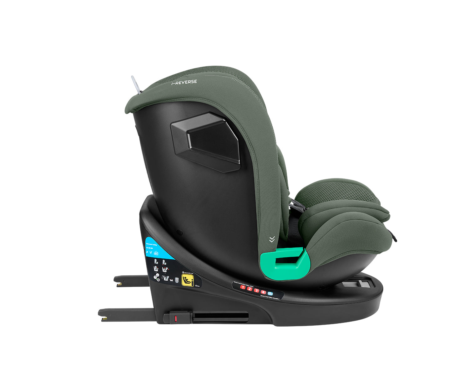 Стол за кола 40-150 см i-Reverse i-SIZE Army Green - снимка 9