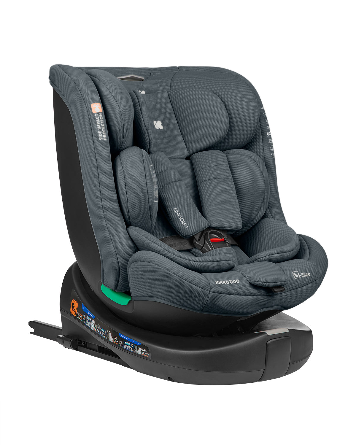 Стол за кола 40-150 см i-Round i-SIZE Dark Grey