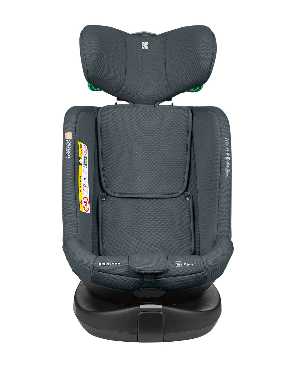 Стол за кола 40-150 см i-Round i-SIZE Dark Grey - снимка 4