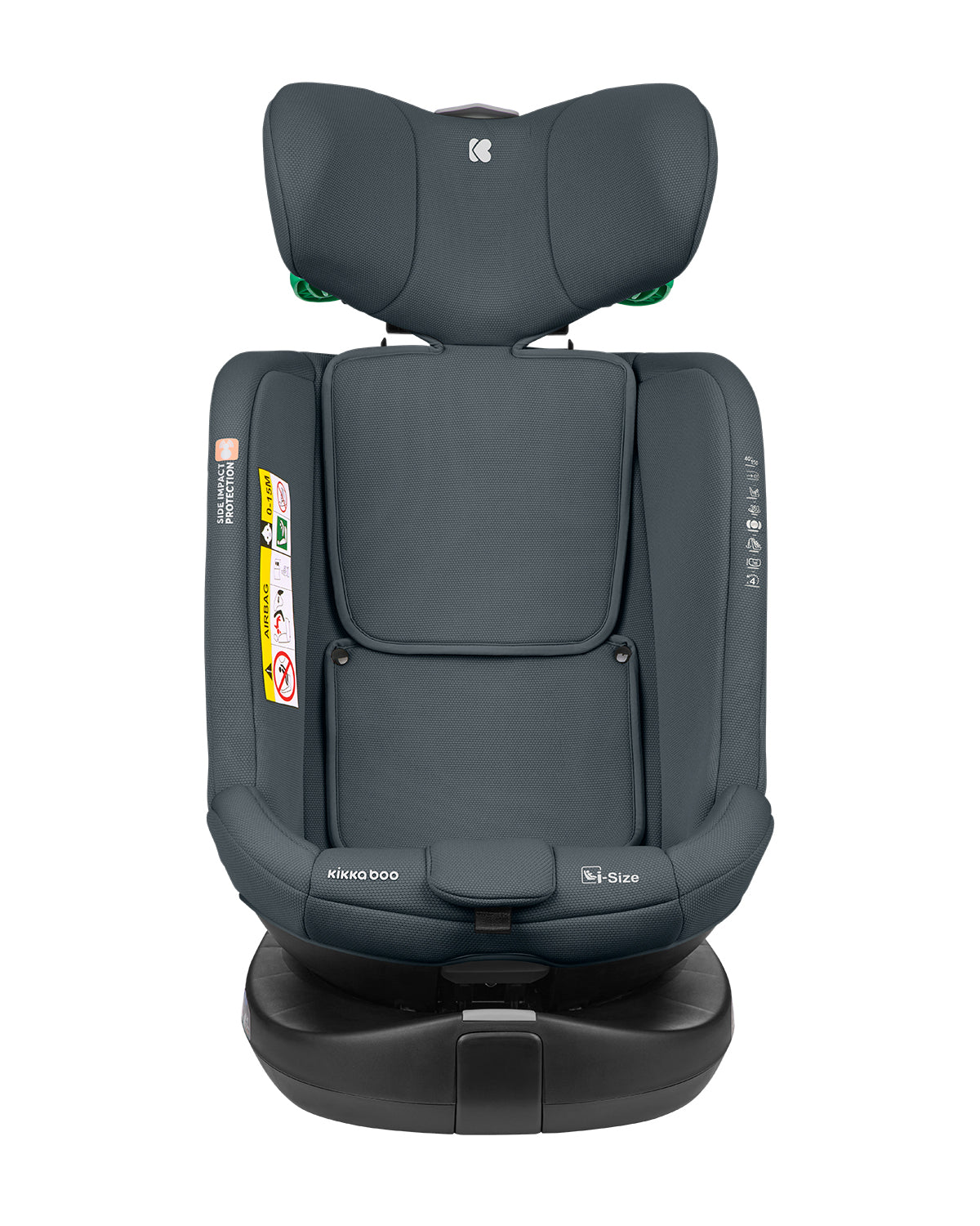 Стол за кола 40-150 см i-Round i-SIZE Dark Grey - снимка 4
