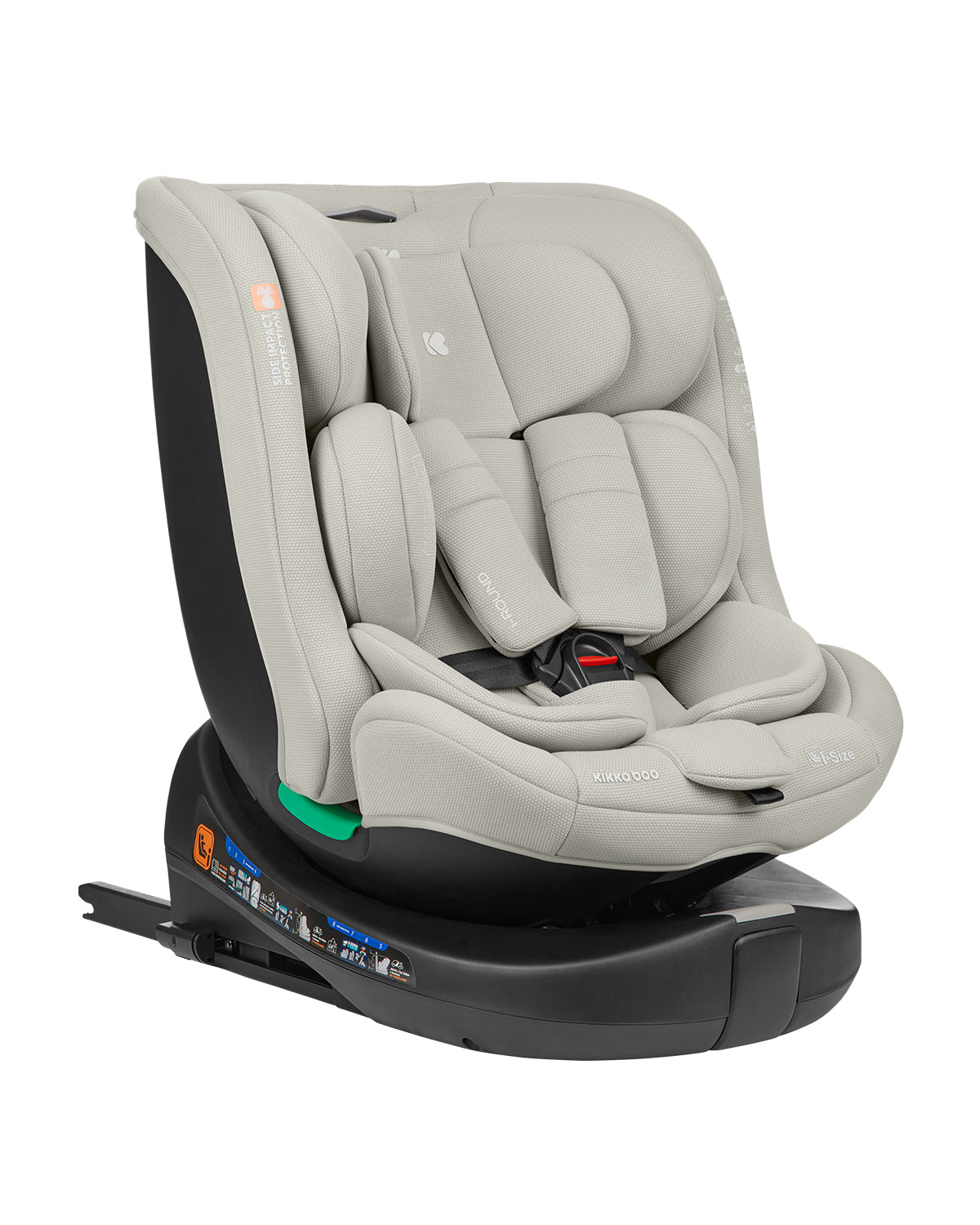 Стол за кола 40-150 см i-Round i-SIZE Light Grey
