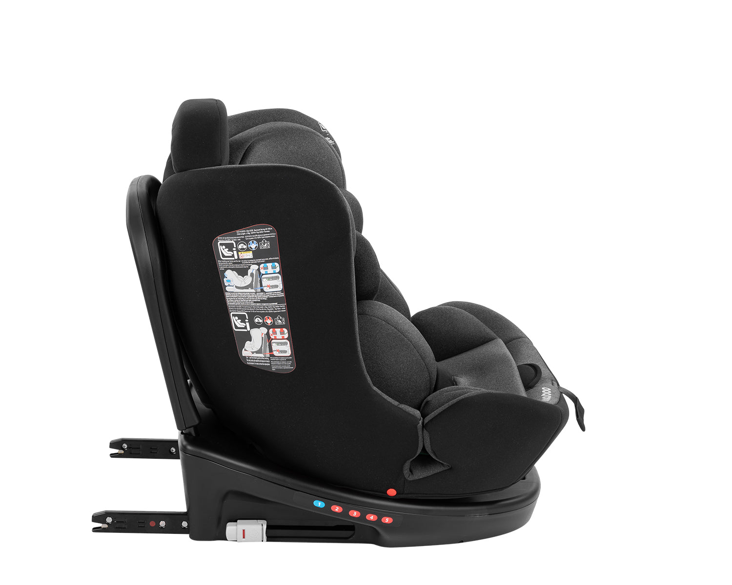 Стол за кола 40-150 см i-Safe i-SIZЕ Dark Grey - снимка 3