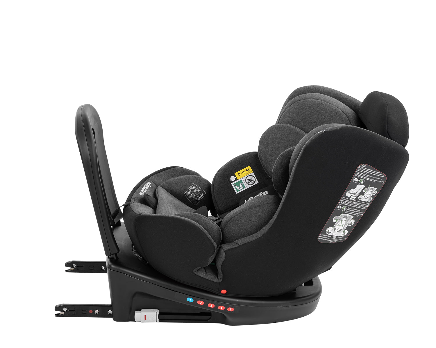 Стол за кола 40-150 см i-Safe i-SIZЕ Dark Grey - снимка 6