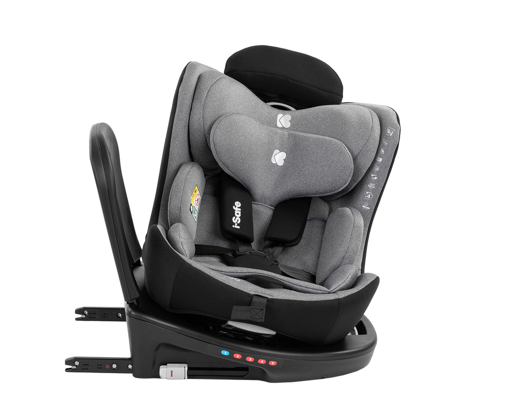 Стол за кола 40-150 см i-Safe i-SIZE Light Grey - снимка 4
