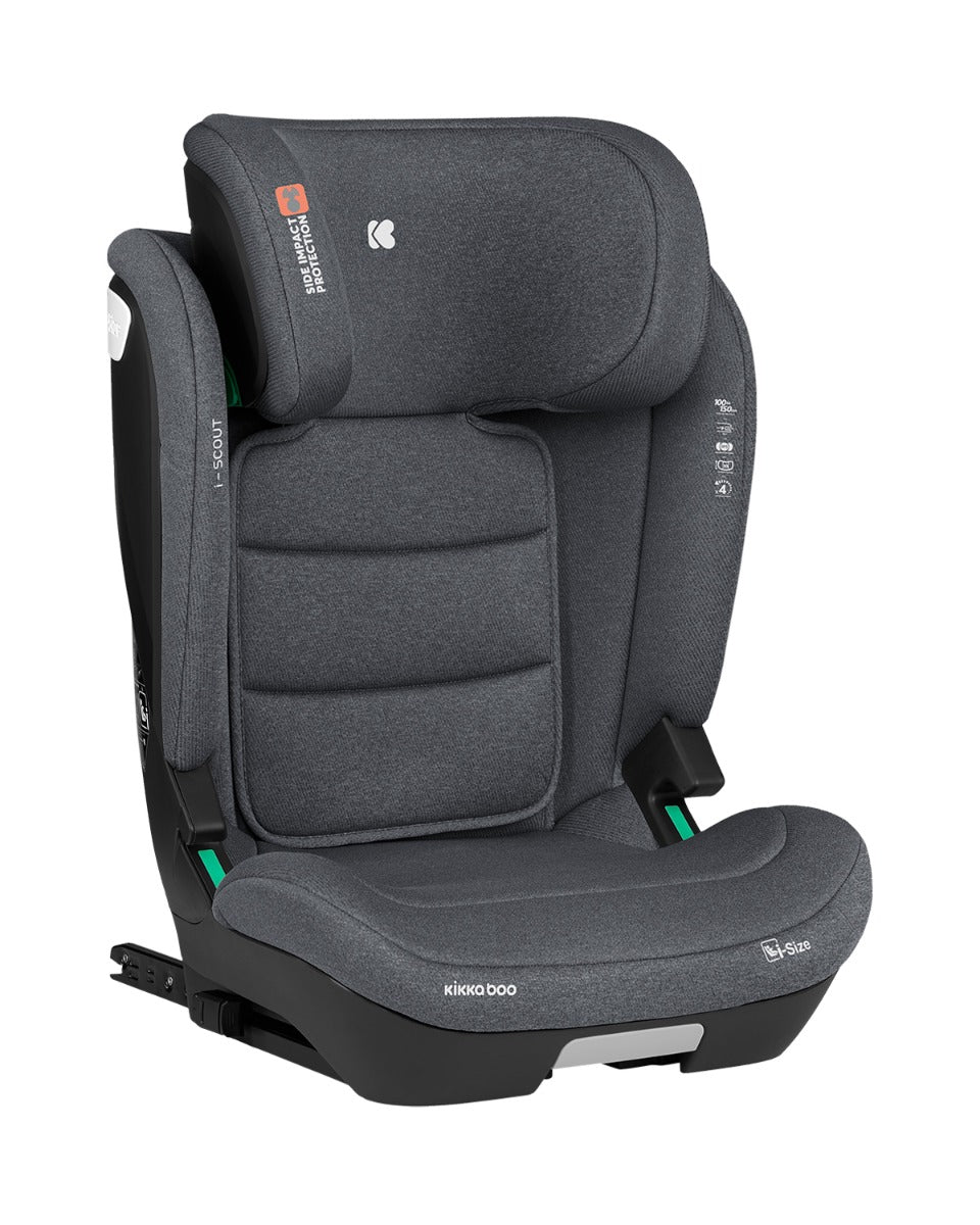 Стол за кола 100-150 см i-Scout i-SIZE Dark Grey | Kikkaboo