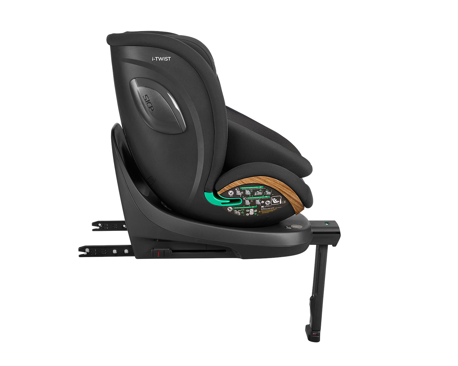 Стол за кола 40-150 см i-Twist i-SIZE Black 2026 - снимка 3
