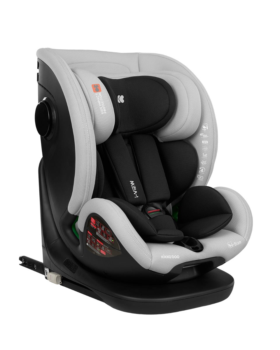 Стол за кола 40-150 см i-View i-SIZE Light Grey | Kikkaboo