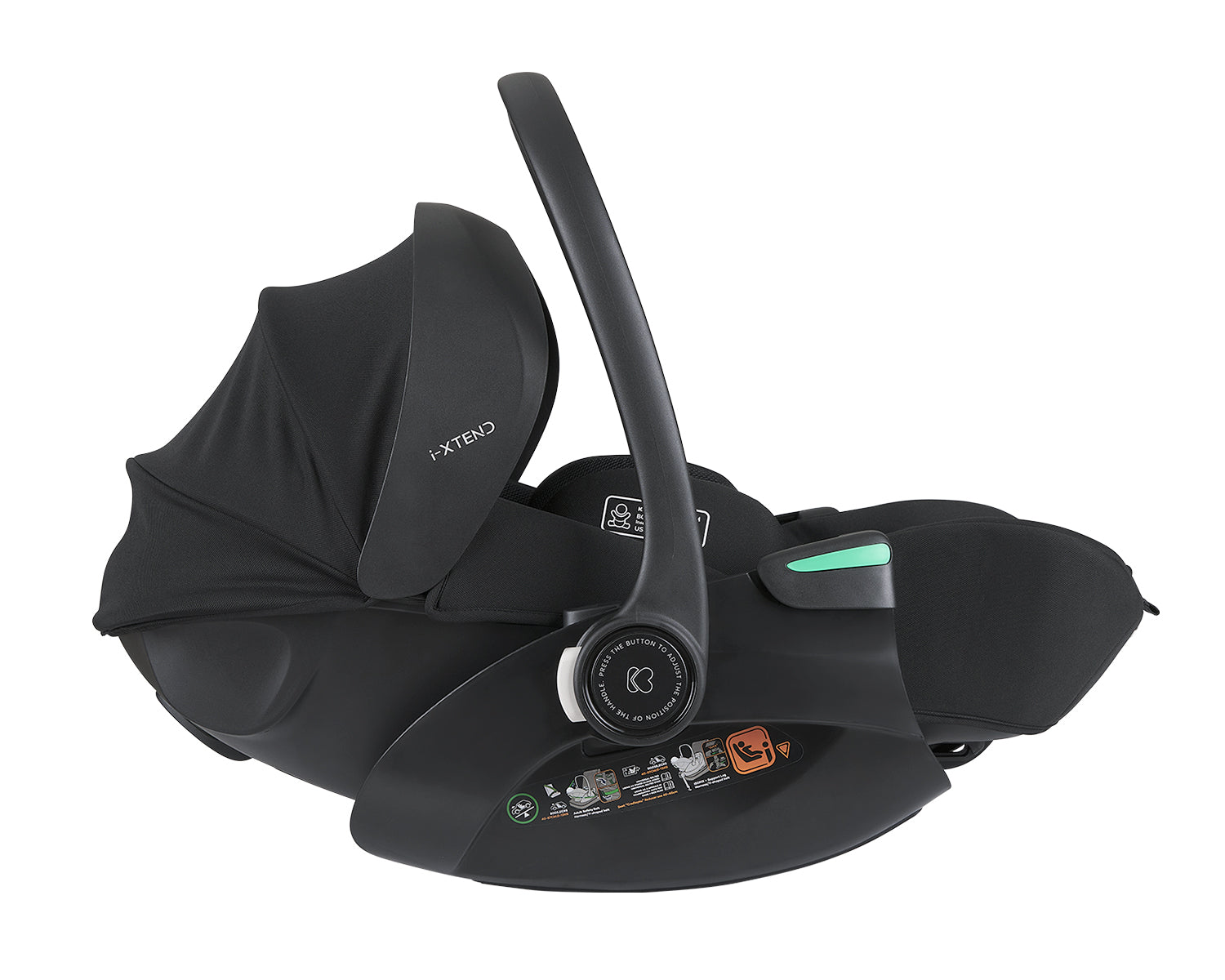 Стол за кола 40-87 см i-Xtend i-SIZE Black - снимка 5