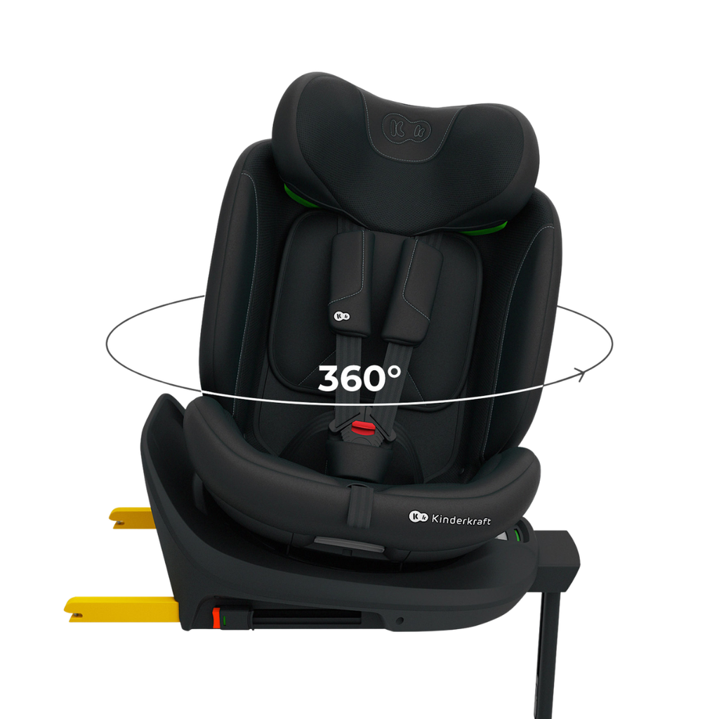 KinderKraft I-360 2 PLUS столче за кола ЧЕРНО - снимка 5
