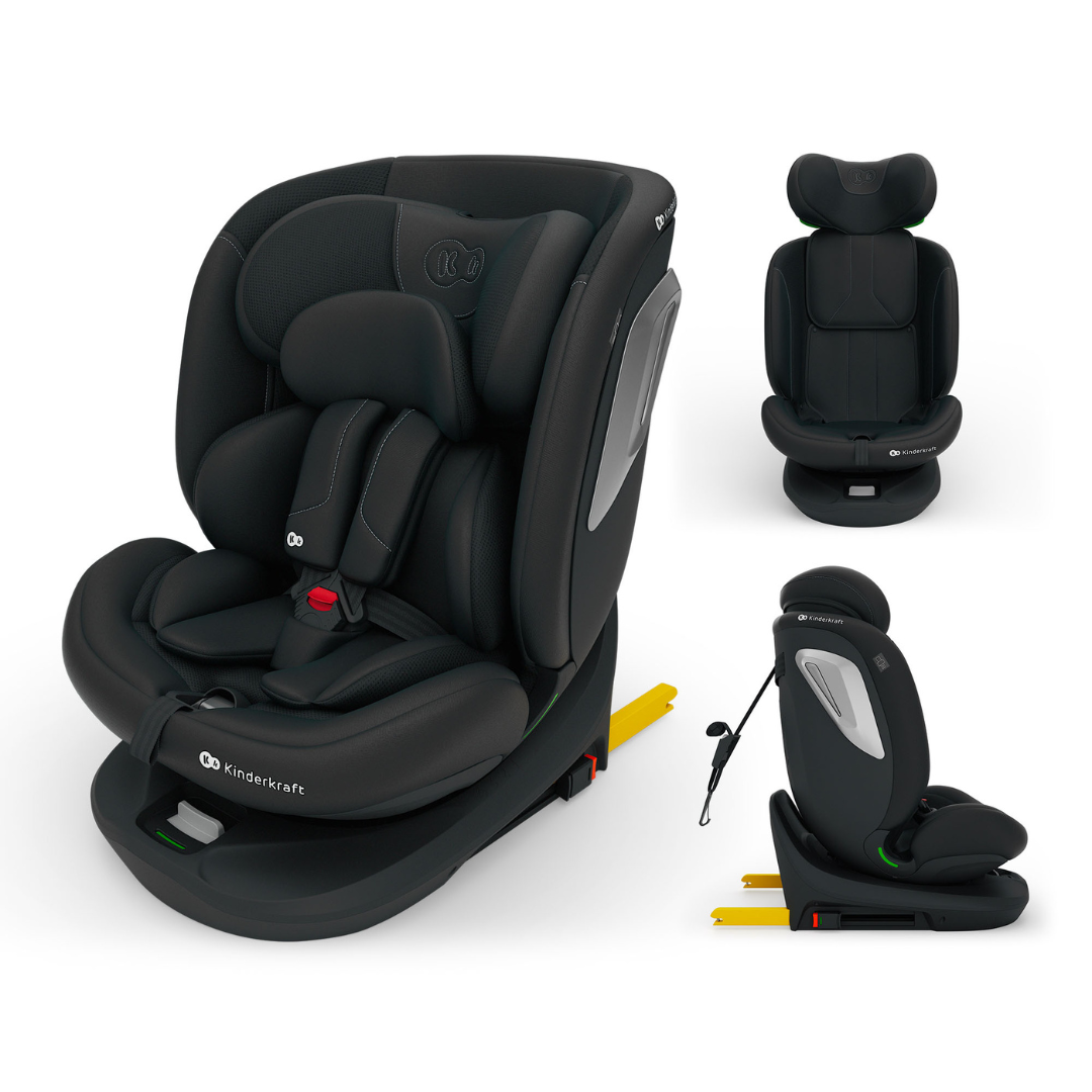 Kinderkraft I-Grow 2 PLUS столче за кола 40-150 cm BLACK - снимка 5