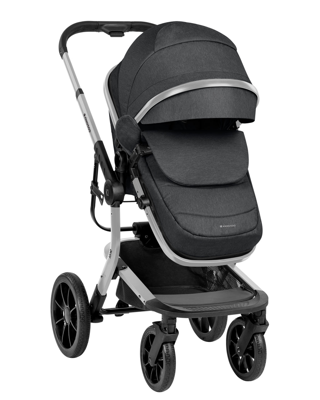 Комбинирана количка 3в1 с твърд кош Irene Dark Grey 2024 - снимка 2
