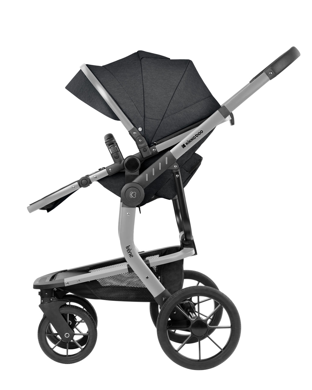 Комбинирана количка 3в1 с твърд кош Irene Dark Grey 2024 - снимка 6