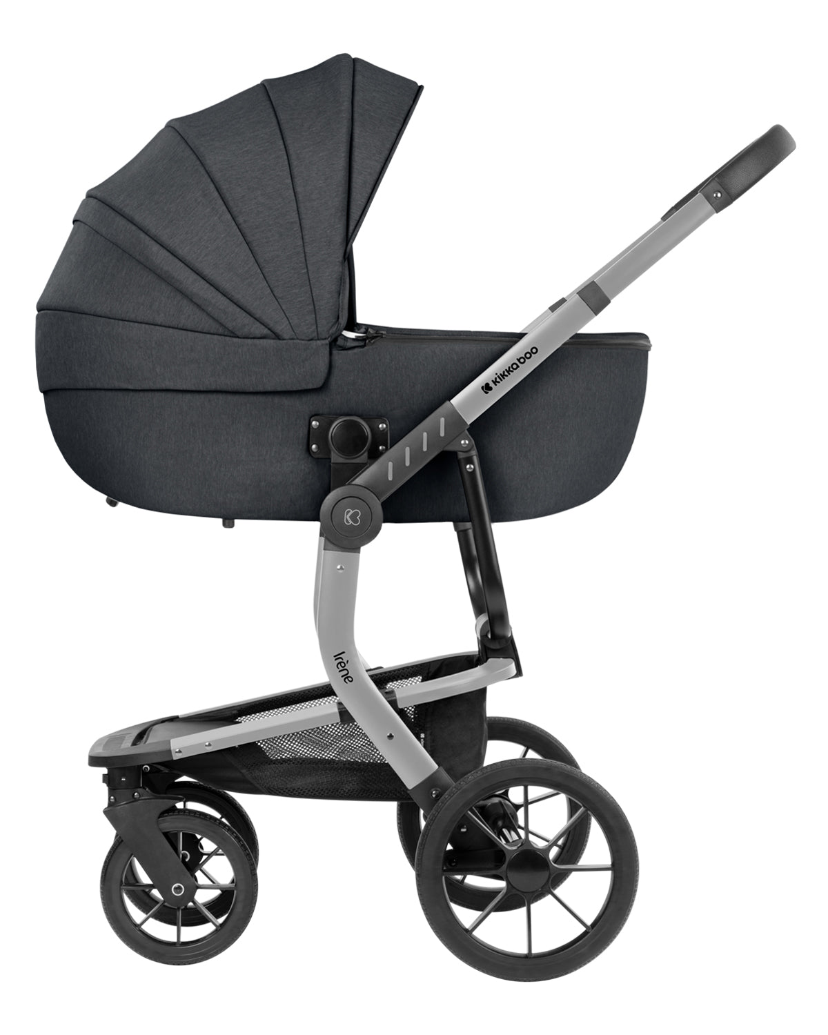 Комбинирана количка 3в1 с твърд кош Irene Dark Grey 2024 - снимка 9