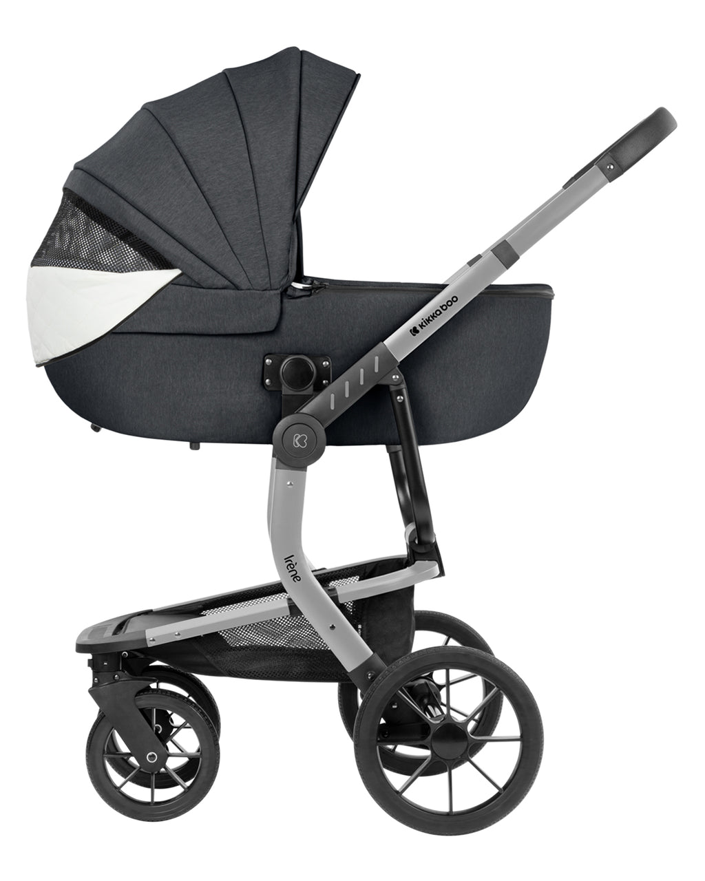 Комбинирана количка 3в1 с твърд кош Irene Dark Grey 2024 - снимка 10