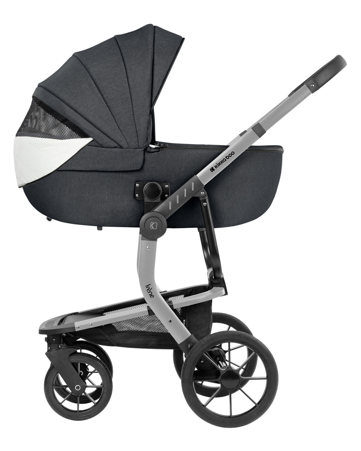 Комбинирана количка 3в1 с твърд кош Irene Dark Grey 2024 - снимка 10
