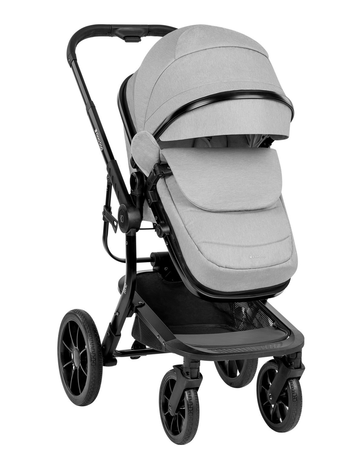 Комбинирана количка 3в1 с твърд кош Irene Light Grey 2024 - снимка 2