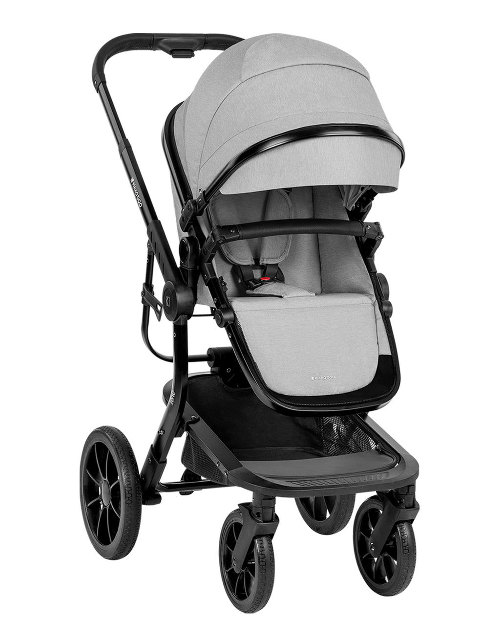 Комбинирана количка 3в1 с твърд кош Irene Light Grey 2024 - снимка 3