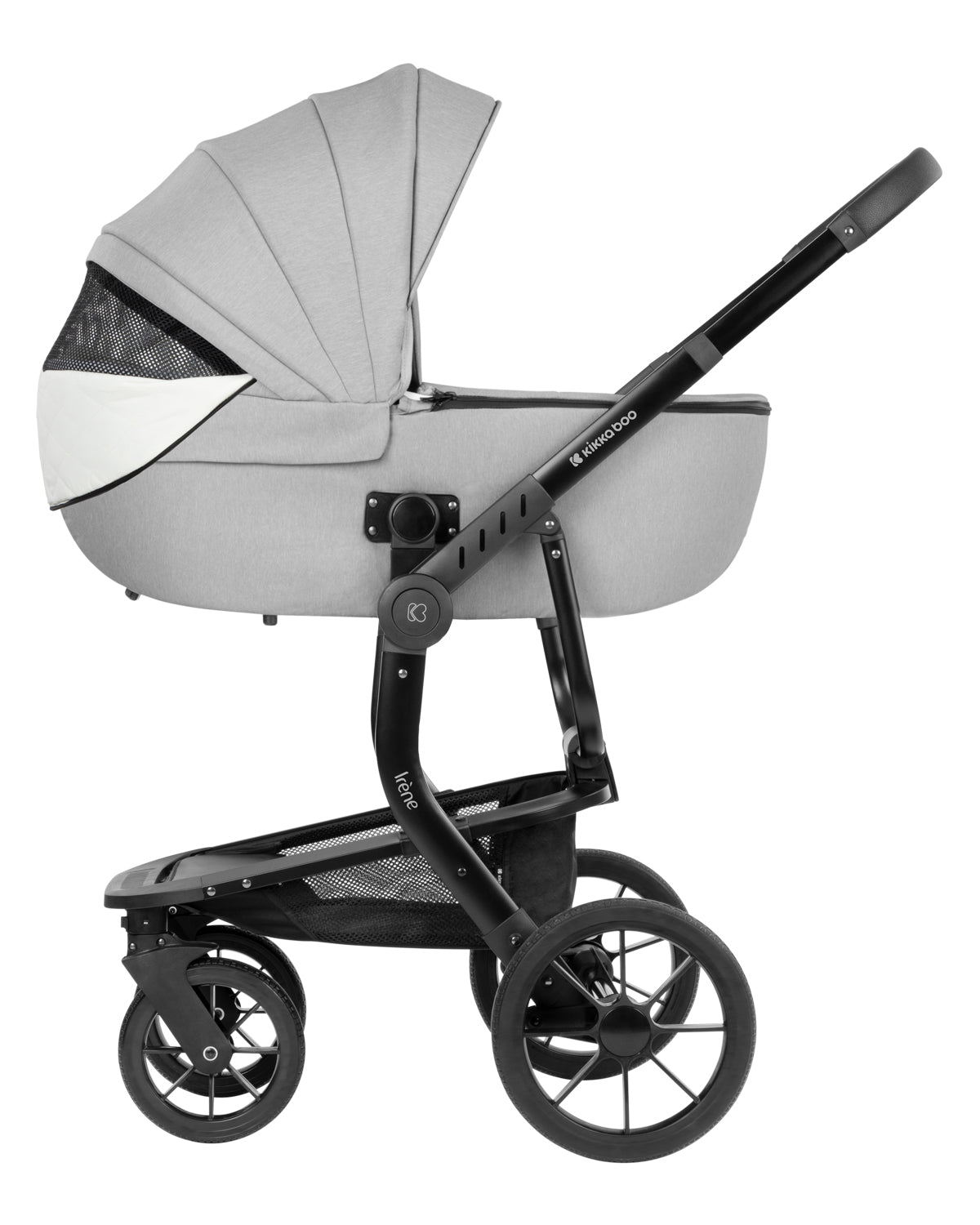 Комбинирана количка 3в1 с твърд кош Irene Light Grey 2024 - снимка 10