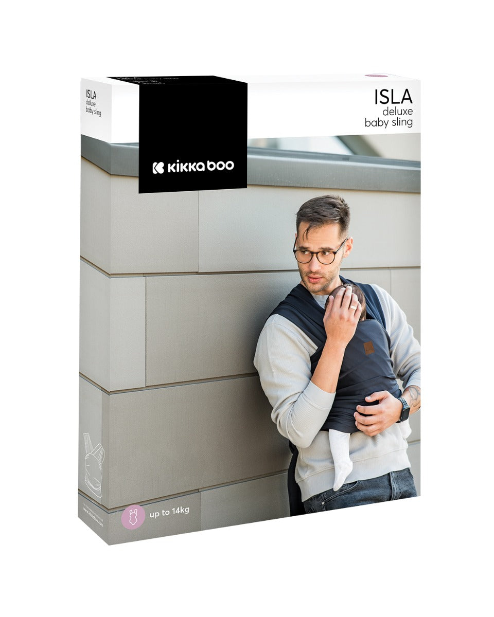 Слинг за носене на бебе Isla Black - снимка 5