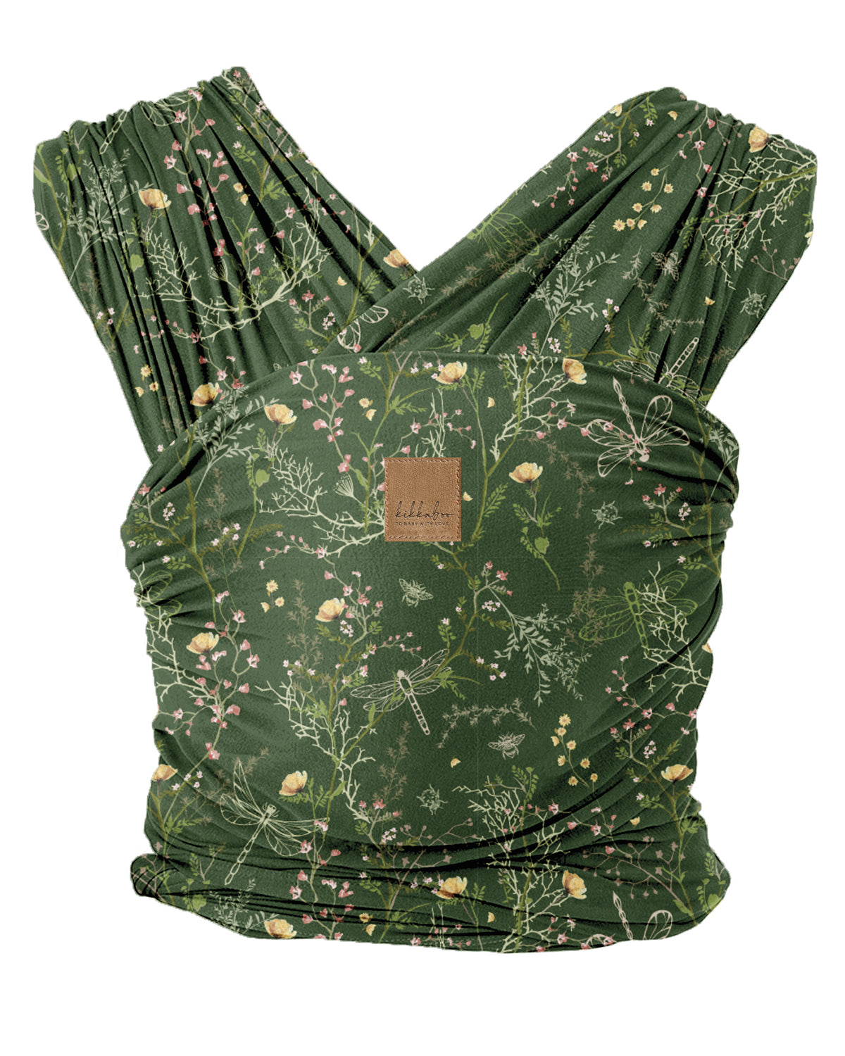 Слинг за носене на бебе Isla Garden Deep Green