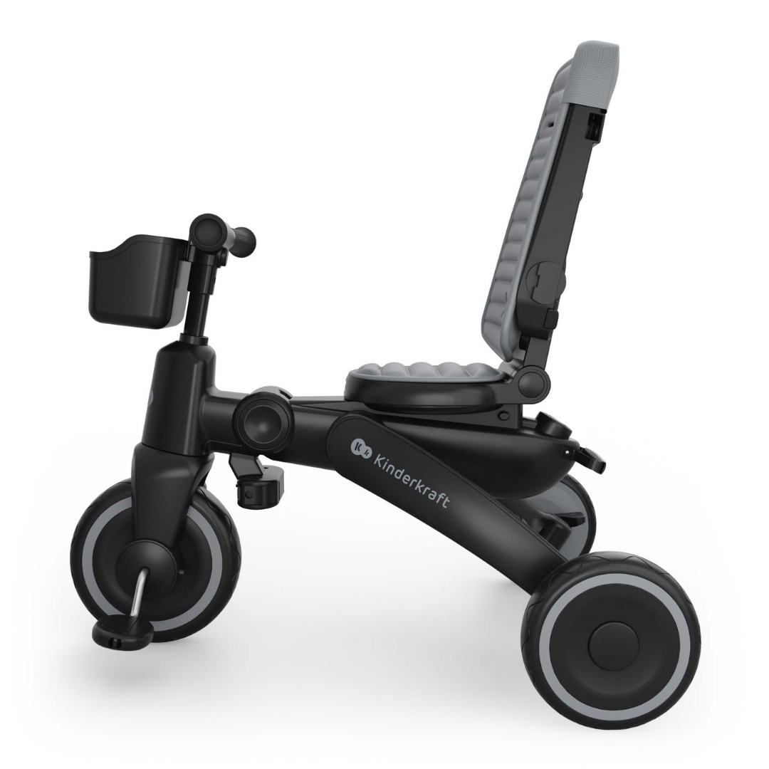 KinderKraft JAZZ 3 сгъваема триколка СИВА - снимка 11