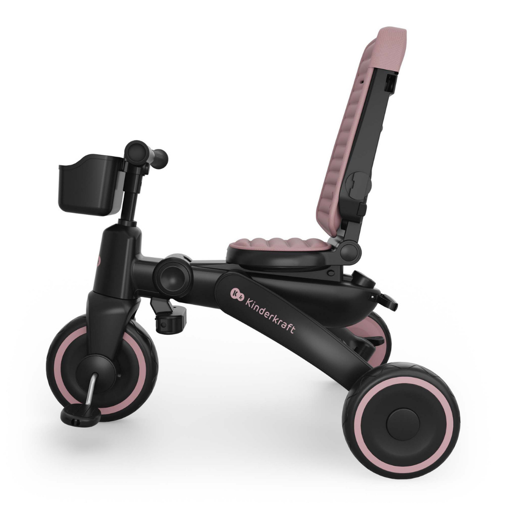 KinderKraft JAZZ 3 сгъваема триколка РОЗОВА - снимка 13