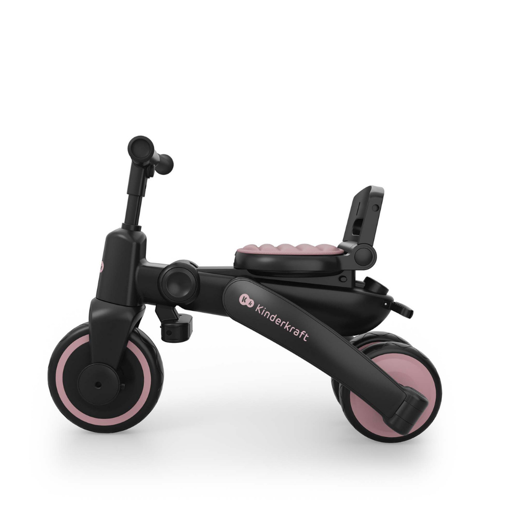 KinderKraft JAZZ 3 сгъваема триколка РОЗОВА - снимка 14