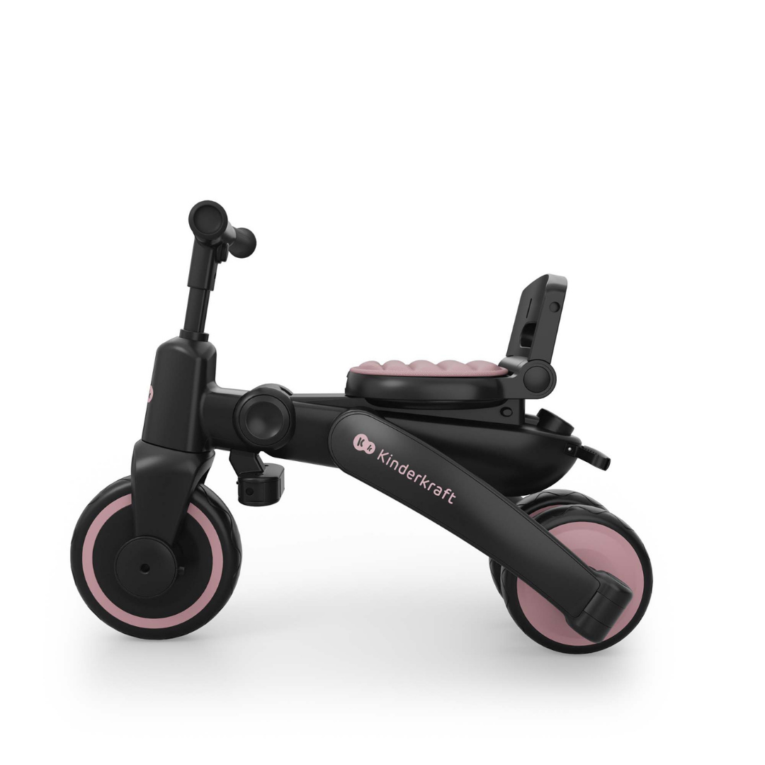 KinderKraft JAZZ 3 сгъваема триколка РОЗОВА - снимка 14