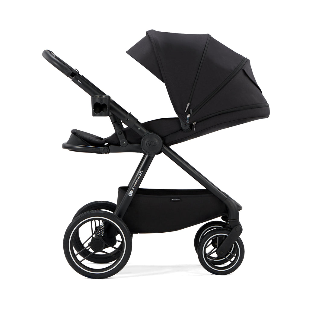 KinderKraft бебешка количка 2в1 NEA MIDNIGHT BLACK - снимка 3