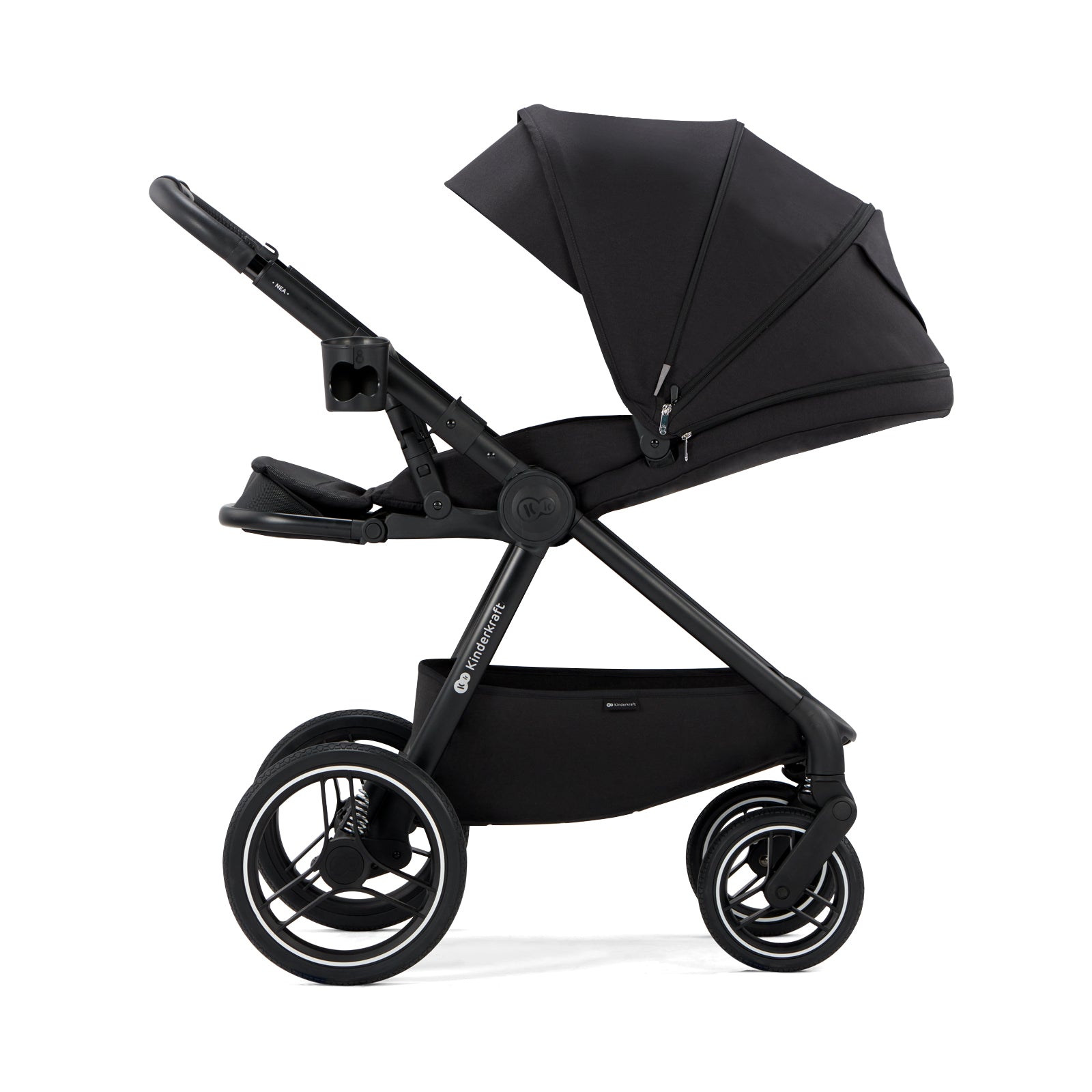 KinderKraft бебешка количка 2в1 NEA MIDNIGHT BLACK - снимка 3
