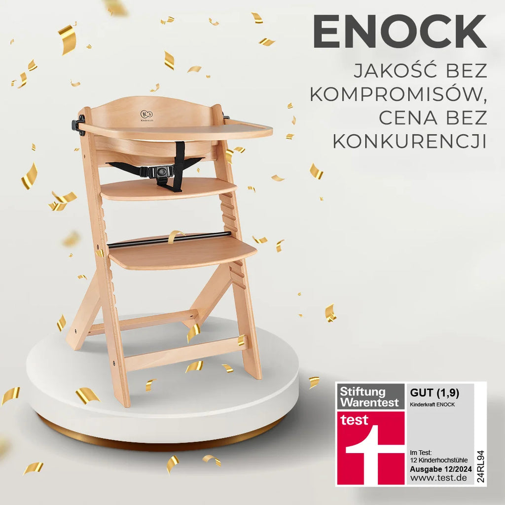 KinderKraft столче за хранене ENOCK BEIGE - снимка 10
