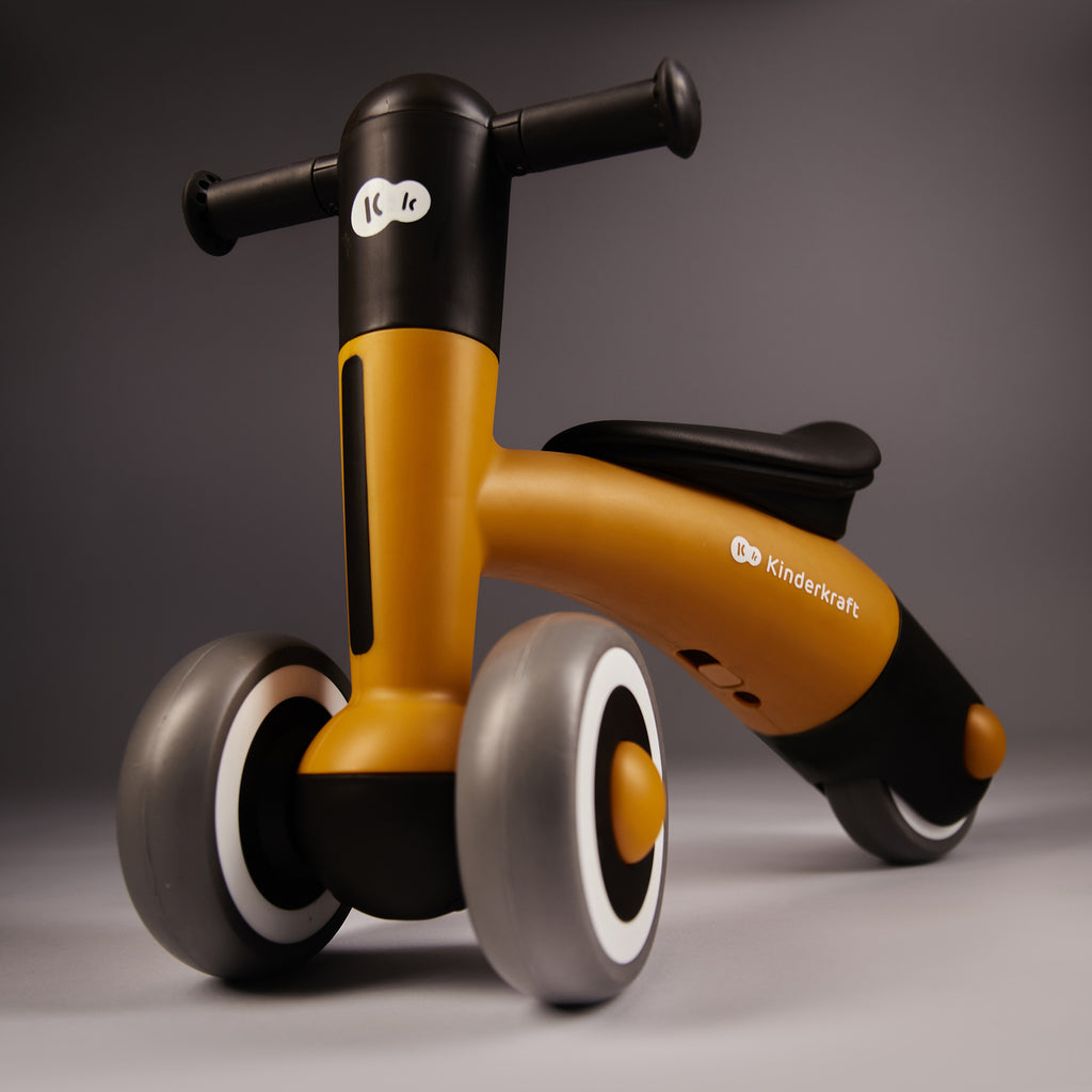 KinderKraft Minibi колело за баланс HONEY YELLOW KRMIBI00YEL0000 - снимка 7