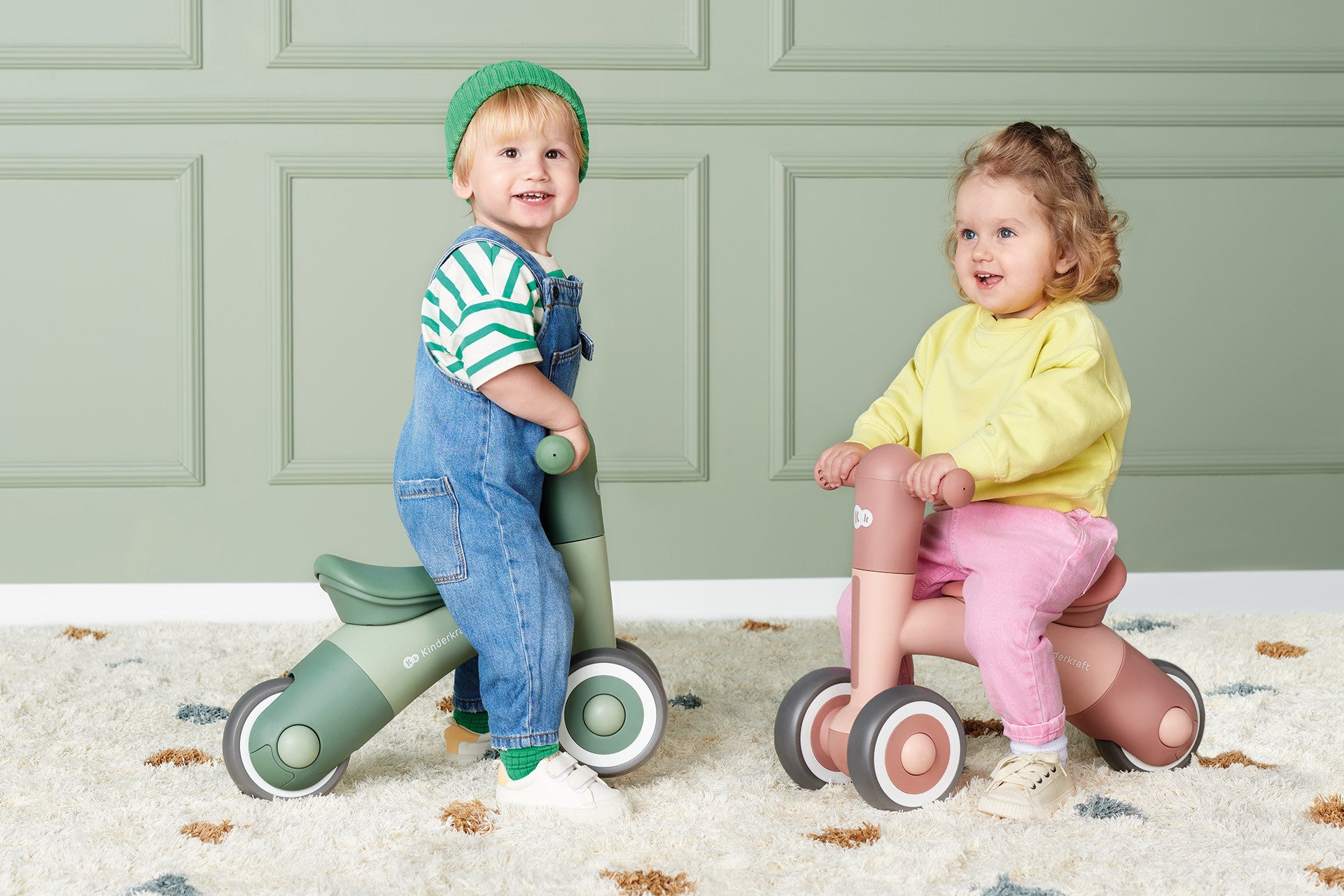 KinderKraft Minibi колело за баланс HONEY YELLOW KRMIBI00YEL0000 - снимка 8