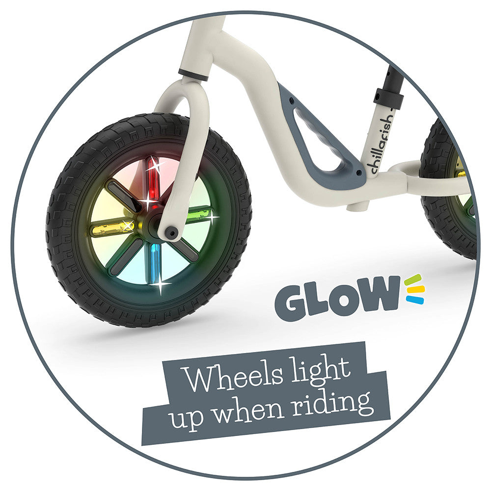 Chillafish Charlie GLOW CPCH02BEI колело за баланс бежово - снимка 7