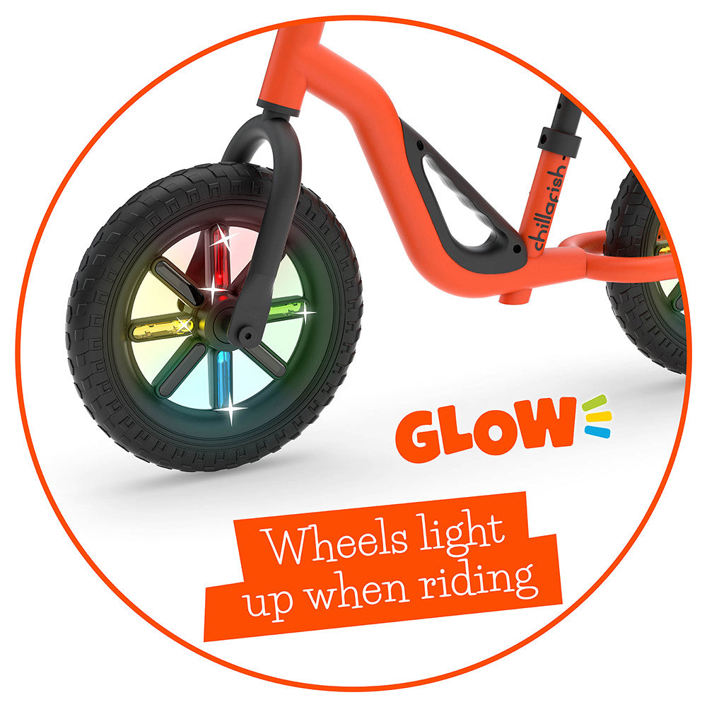 Chillafish Charlie GLOW CPCH02ORA колело за баланс оранжево - снимка 7