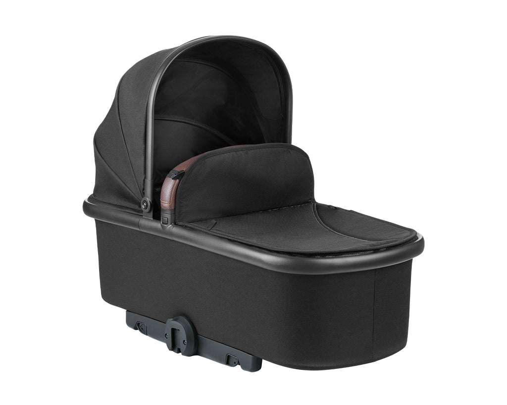 Комбинирана количка 2в1 с кош за новородено Lanah Black - снимка 4