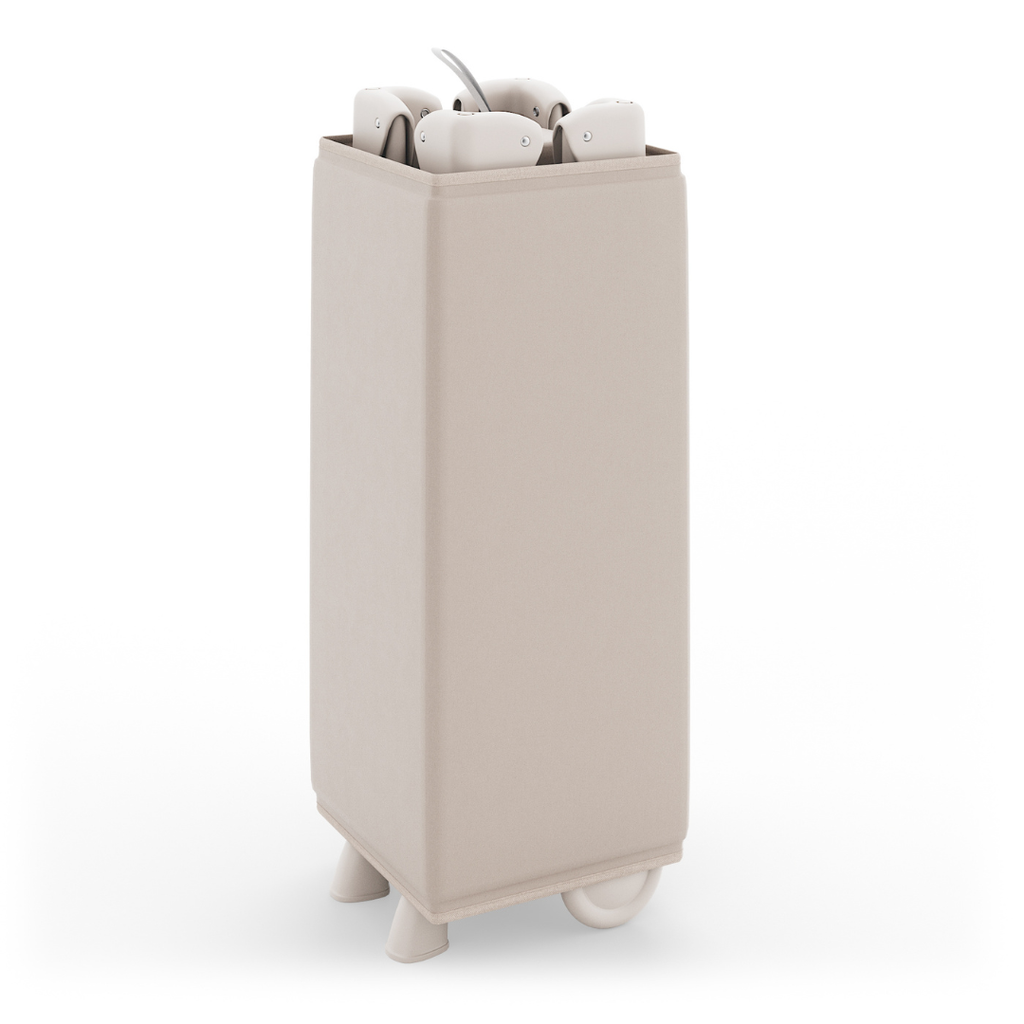Kinderkraft LEODY UP сгъваема бебешка кошара с аксесоари BEIGE - снимка 5