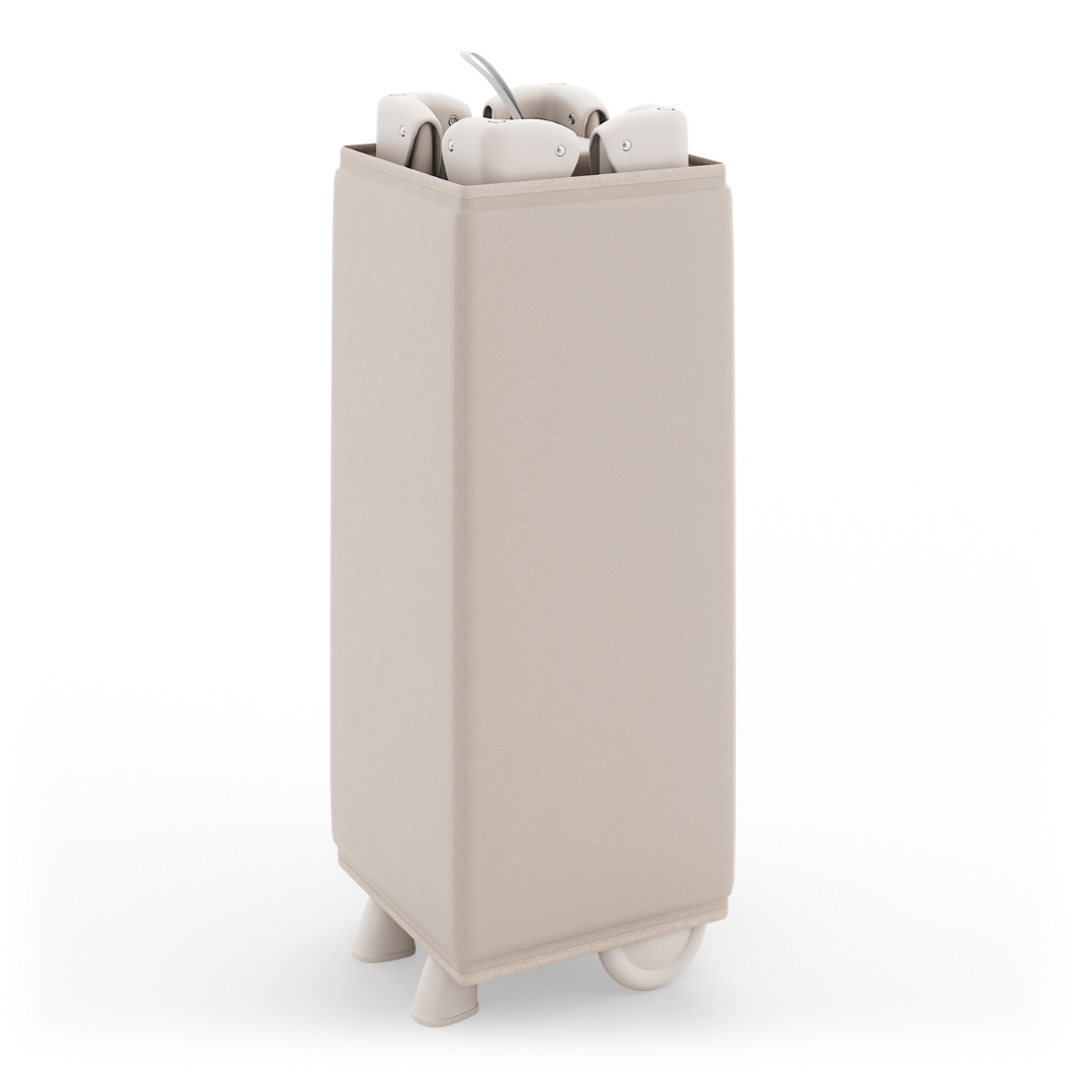 Kinderkraft LEODY UP сгъваема бебешка кошара с аксесоари BEIGE - снимка 5