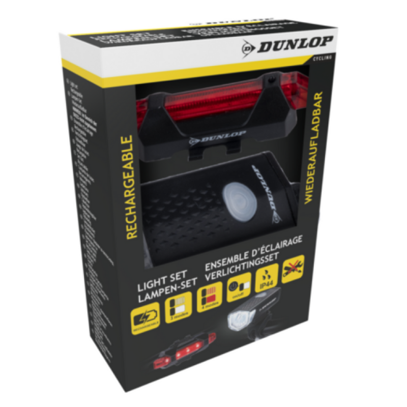 Dunlop комплект акумулаторни LED светлини 2 бр - снимка 2
