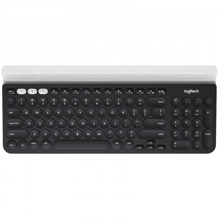 Logitech K780 Multi-Device Wireless Keyboard 920-008042 - изглед отпред