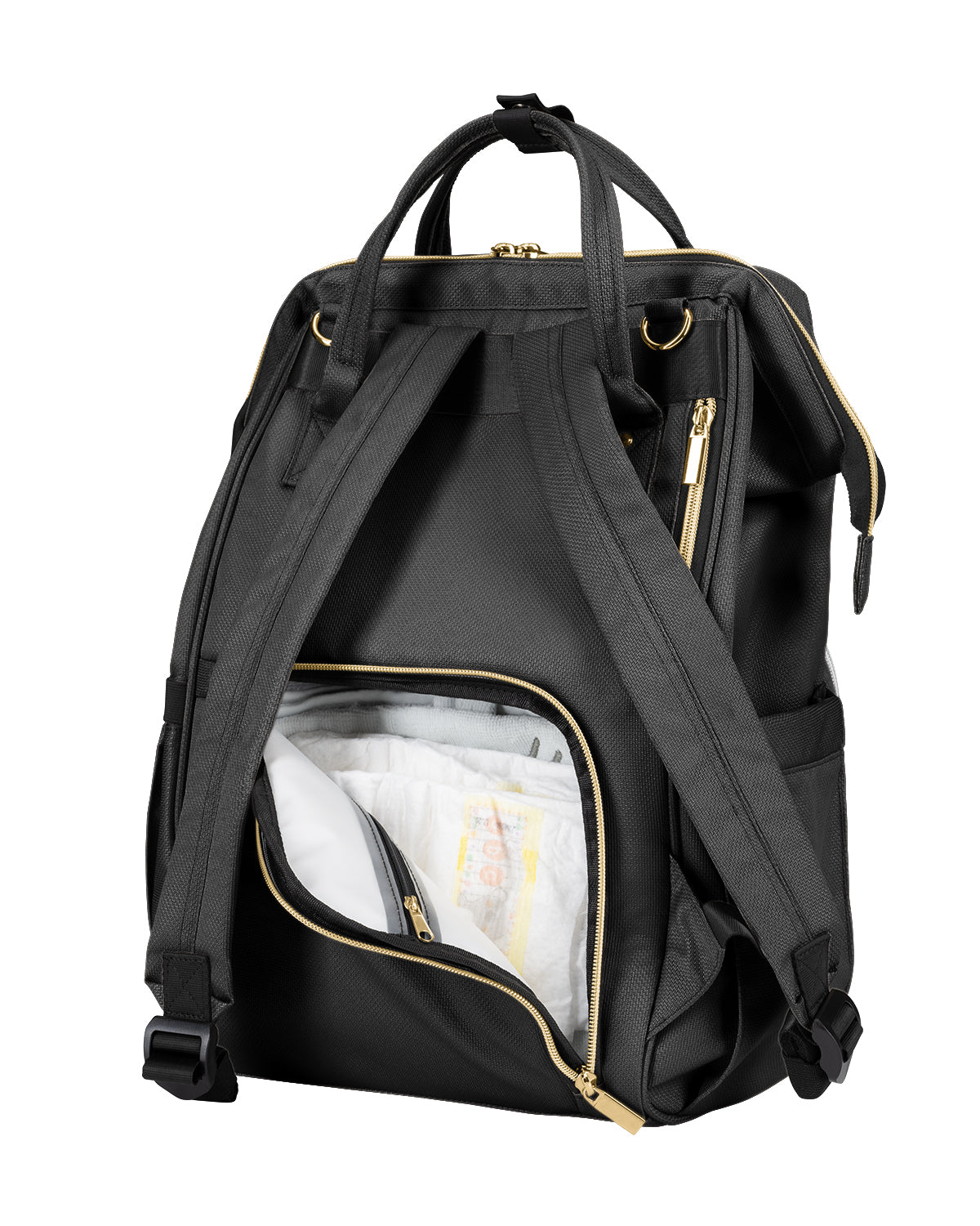 Чанта Siena Black & Gold 2025 - снимка 6