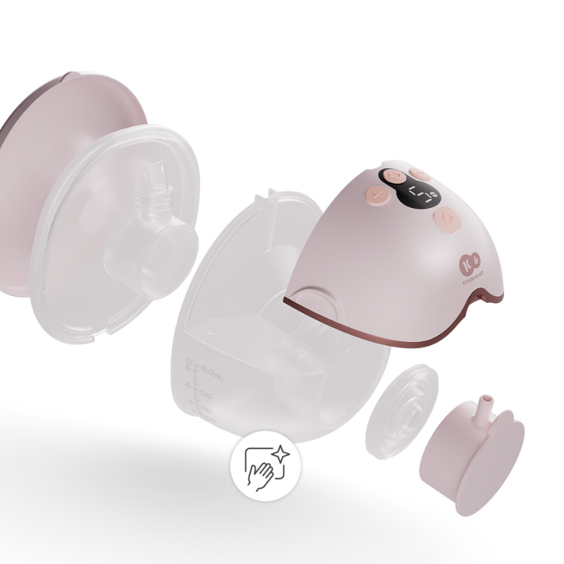 Kinderkraft MAMAFLOW единична електрическа помпа за кърма PINK - снимка 5