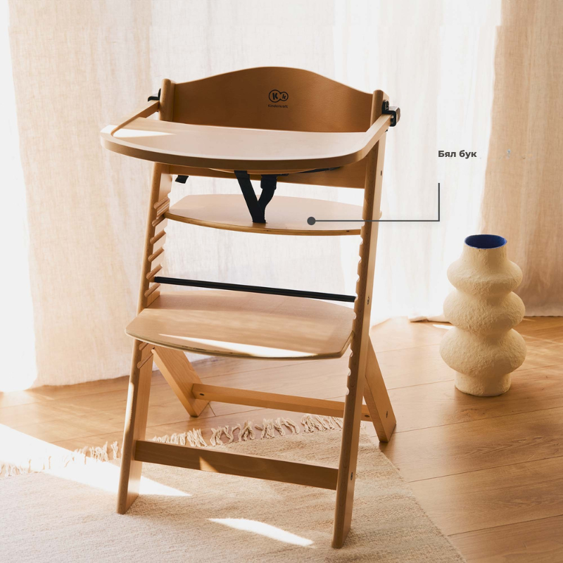 KinderKraft столче за хранене ENOCK BEIGE - снимка 9