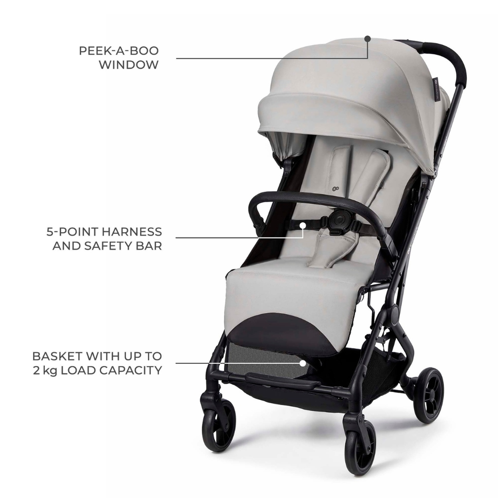 Kinderkraft INDY 3 бебешка количка MISTY BEIGE - снимка 10