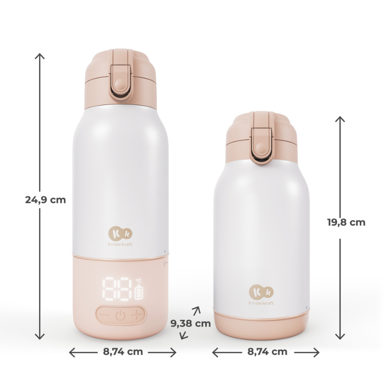 Kinderkraft GAJA термос за подгряване на мляко 2в1 BEIGE - снимка 15