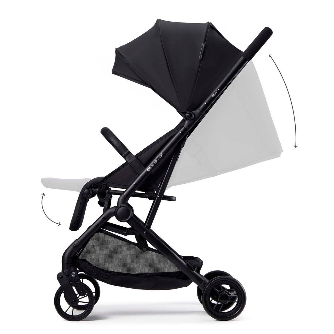 Kinderkraft INDY 3 бебешка количка URBAN GRAY - снимка 8