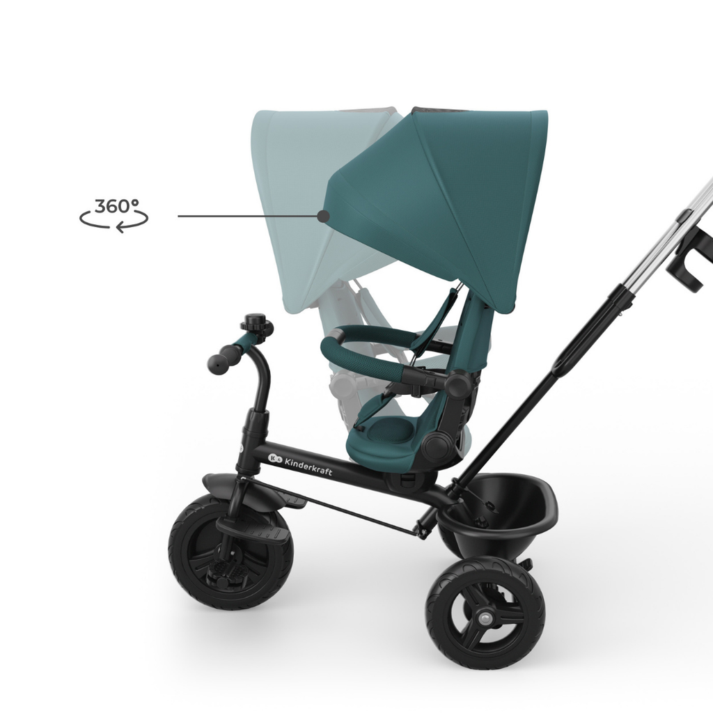 KinderKraft ASTON 2 PLUS триколка СИНЯ - снимка 14