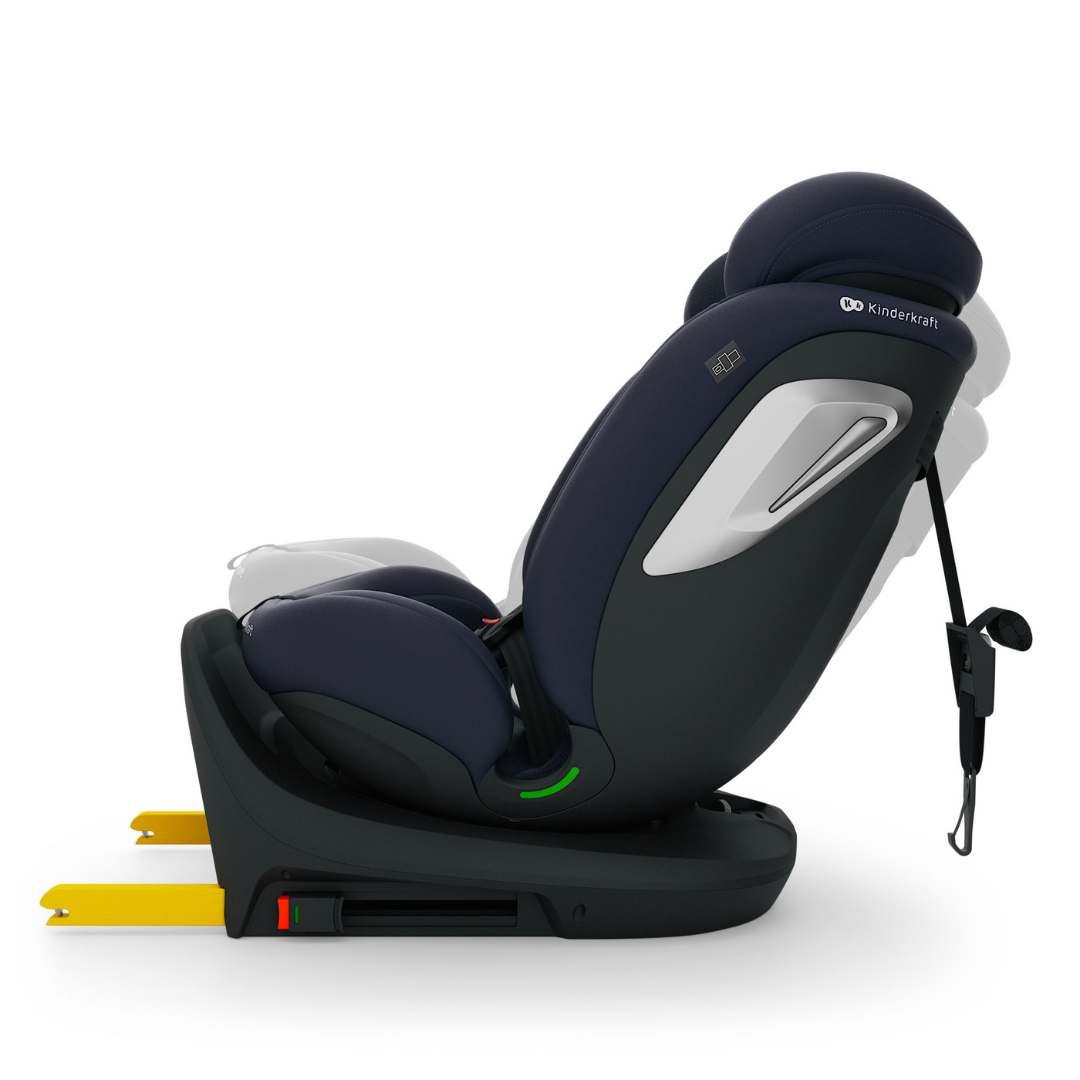 Kinderkraft I-Grow 2 PLUS столче за кола 40-150 cm NAVY - снимка 12