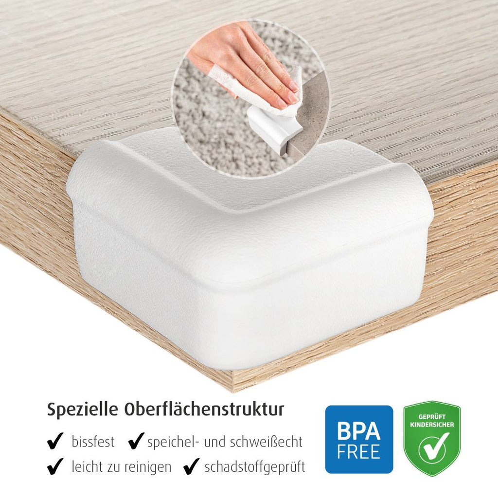 82030 Reer меки протектори за ъгли бели, 4 бр - снимка 4